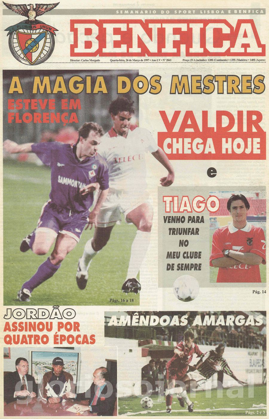 jornal o benfica 2841 1997-03-26